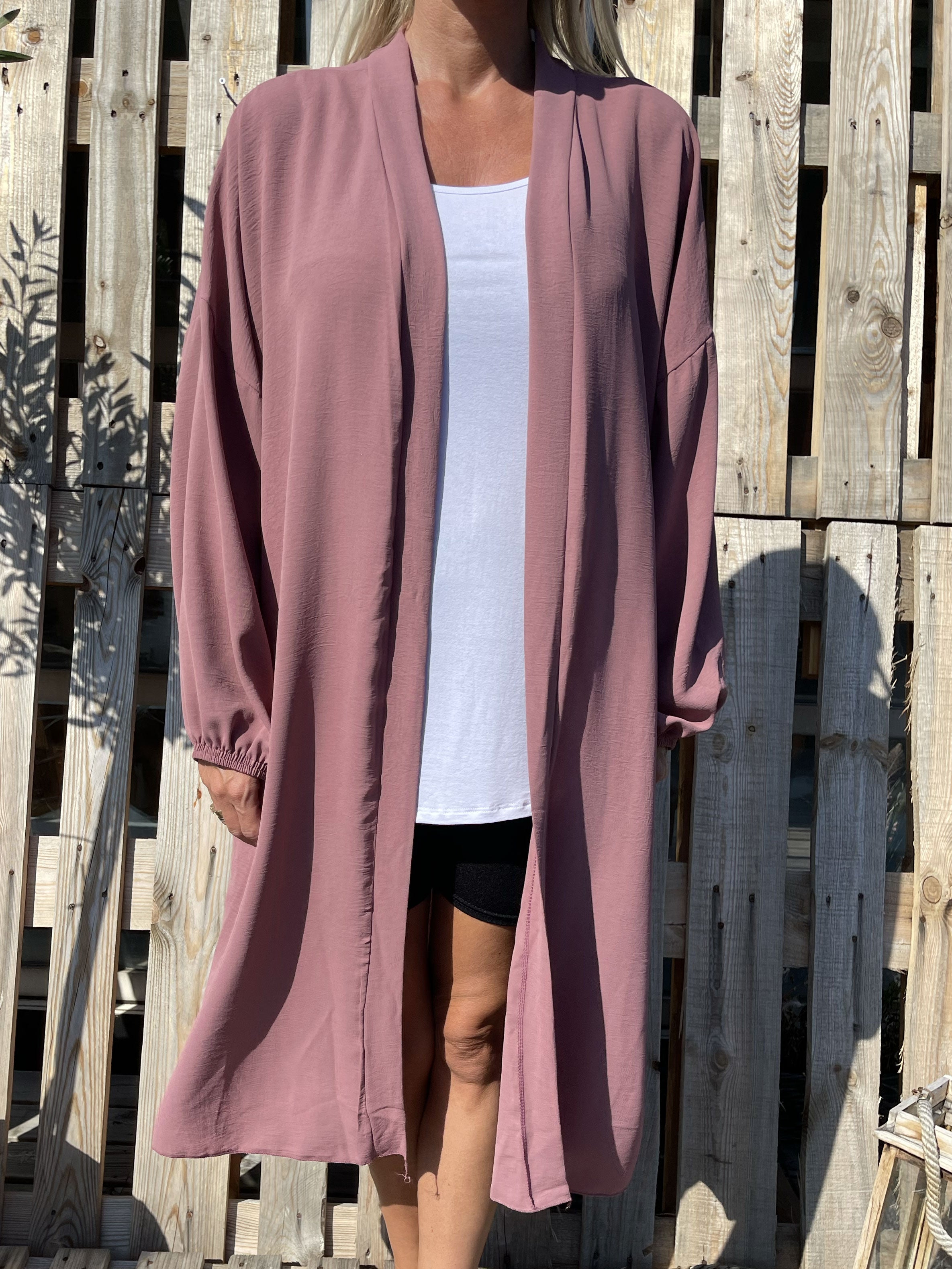 Ellen - Lätt kofta med ballongärmar